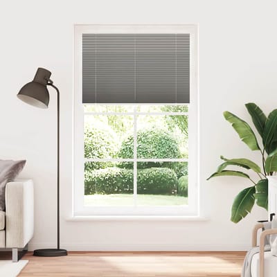vidaXL - Plissé - rolgordijn - 115x200 - cm - stofbreedte - 114,4 - cm - antraciet