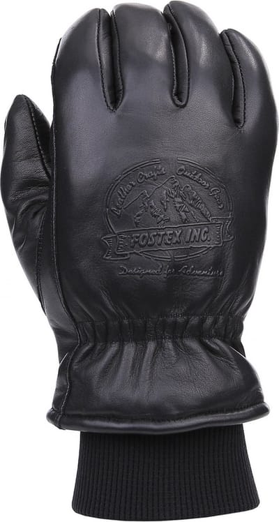 Fostex Garments - Leather outdoor gloves (kleur: Zwart / maat: XS)