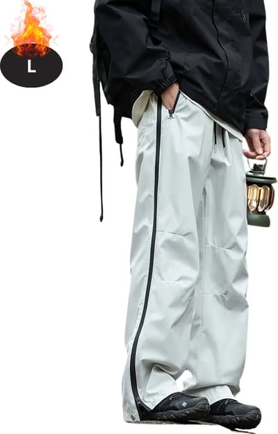 Livano Skibroek - Skipak - Snowboard Broek - Winterbroek - Sneeuwbroek - Heren - Wintersport - Wit - Maat L