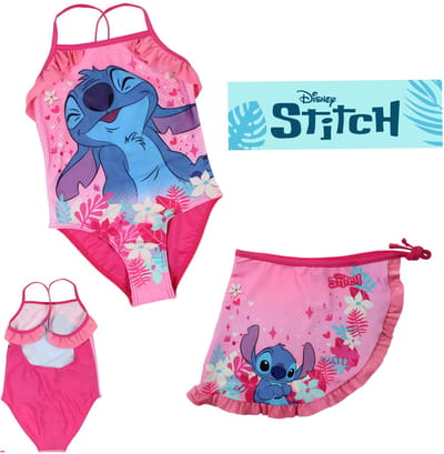 Disney Zwemset - Stitch - Badpak + Sarong - Maat 98/104