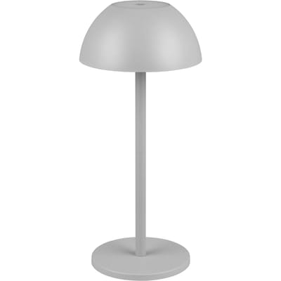 REALITY RICARDO - Tafellamp - Ultiem grijs - incl. 1x SMD 1,7 W - 4-stappen TOUCH - USB-aansluiting - Verlichting omhoog en omlaag - Accuvoeding - Buitenverlichting - IP54
