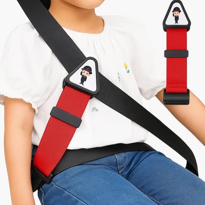 Gordelversteller Voor Kinderen I Gordelspanner I Gordelclip I Veiligheidsgordelgesp I Gordelverlenger I Veiligheidsgordel I Zwart