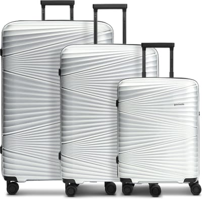 Pactastic Collection 02 THE THREE SET 4 wielen Kofferset 3-delig - Harde bagage - TSA slot - silver metallic 2
