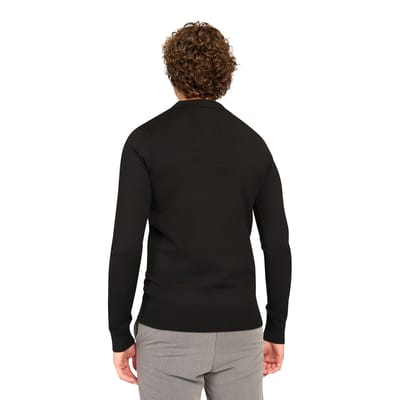 Long sleeve polo Ralf Black - L - Solution Clothing