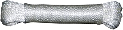 Nylon Touw - Stevig Koord - Veelzijdig Gebruik - Rot- en Schimmelbestendig - 1/4 Inch 50 Voet - Wit