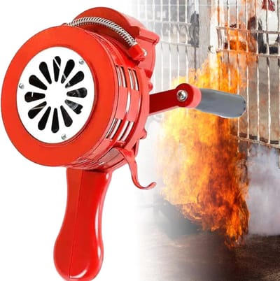 Handslinger Sirene - Draagbaar Alarm - Aandacht Trekken - 110 Decibel Geluid - 1.5 kg - Rood