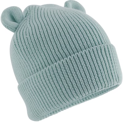 Baby Beanie met Oortjes – 100% Biologisch Katoen – Zacht & Comfortabel - kindermuts - newborn muts 6-12 maanden