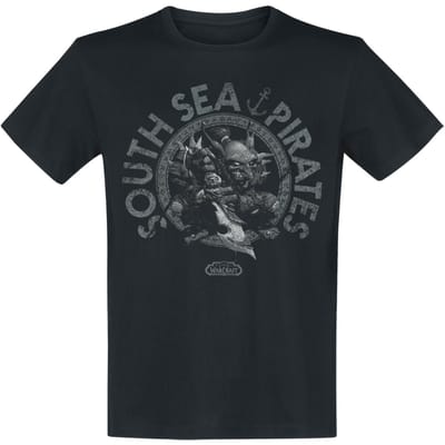 World Of Warcraft - Gaming T-shirt - South Sea Pirates - S tot L - voor Mannen - zwart
