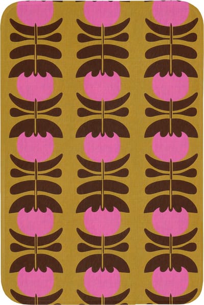 Badmat 60x90 cm - Antislip - Abstract - Bloemen - Roze - Badmatten voor badkamer - Badkamermat - Douchemat - Badkamer mat
