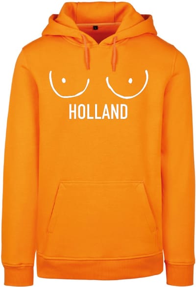Hoodie oranje - EK Voetbal Vrouwen - S - soBAD. | EK 2025 | Vrouwenvoetbal | Unisex | Hoodie | juli 2025