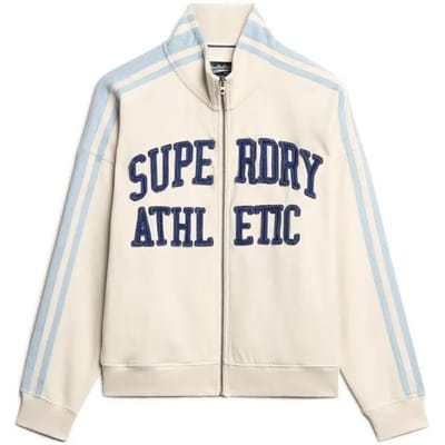Superdry - Athletic Essentials Applique Losse Zip Track Top - Dames - Hoodies