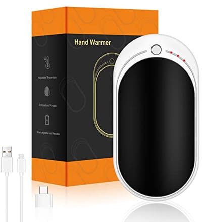 Oplaadbare Handwarmers met 5200 mAh - Draagbaar en Herbruikbaar - Ideaal voor Camping, Wandelen en Winteractiviteiten