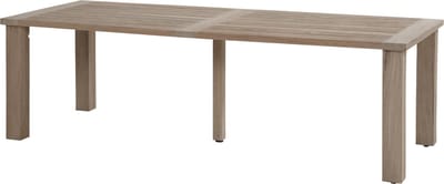 Taste by 4 Seasons Louvre tuintafel 240cm - Teak met Greywash