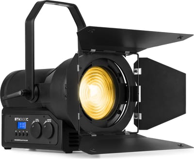 BeamZ Professional BTK200C Fresnel met handmatige zoom - CW/WW - 200W - 2800-6000K - Zwart