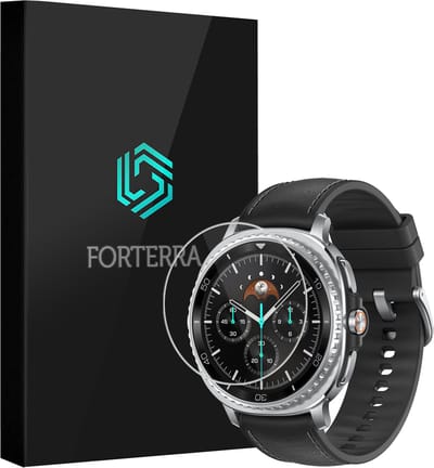 Screenprotector Geschikt voor Samsung Galaxy Watch 8 Classic (46 mm) - Sterk & Shockproof - Tempered Glass - Gehard Glas - Beschermglas Screen Cover - Bescherm Protector voor Smartwatch