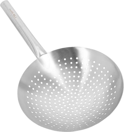 Skimmer lepel van roestvrij staal voor de keuken, ideaal voor thuis, restaurants en hotpot, 30 cm