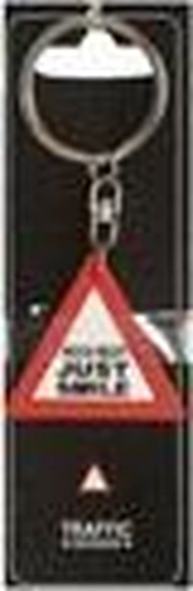 sleutelhanger - verkeersbord - Need sex? just smile