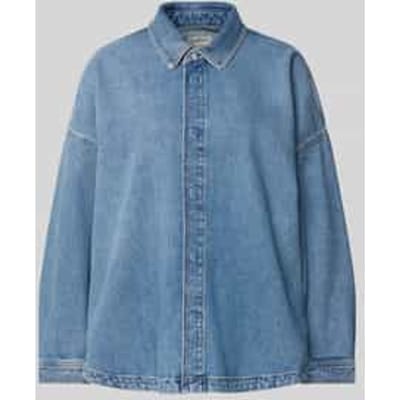 Jeansblouse met Overhemdkraag