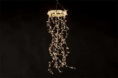 Luxury label - Lichtsnoer - LED - Maat S - Zilver - L20B4H20CM