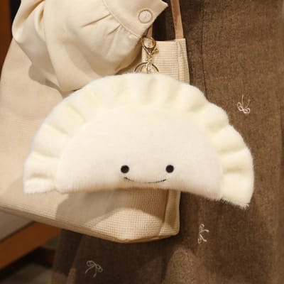 Schattige Poolse Pierogi Pluche Speelgoed Heerlijk Eten Kussen Bedhoofd Bank Slaapkamer Kussen Kussen Studentenkamer Bed Rugleuning Cadeau Voor Vriend 20cm-45cm white