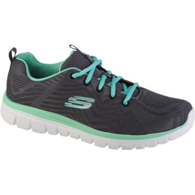 Skechers Sportschoenen Dames GRACEFUL-GET CONNECTED - 12615 CCGR Charcoal/Green