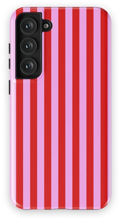 DripCase Gestreept Hoesje Samsung Galaxy S23 Plus | Backcover met Mag | Stripes Motief | Trendy Case Samsung Galaxy S23 Plus met Strepen Candy Stripes