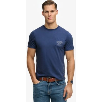 Superdry - Vintage Prep Relaxed Pocket T-shirt - Heren - T-shirts