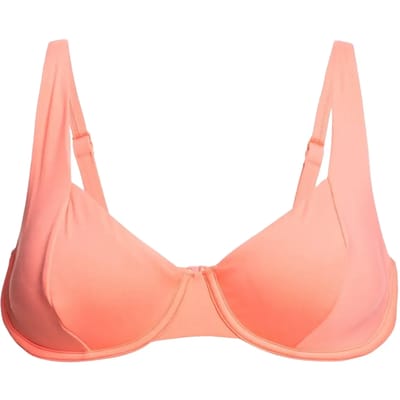Roxy Side Beach Classics Underwire Bikinitop Oranje S Vrouw