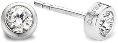 TI SENTO Dames Oorbellen - 925 zilver - Zirconia wit - 7597ZI