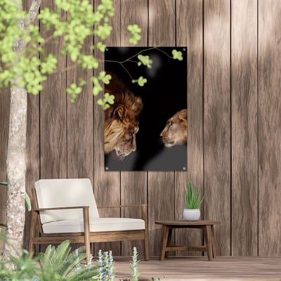 Gards Tuinposter - 60x90 cm - Tuindoek - Tuindecoratie - Wanddecoratie buiten - Tuinschilderij