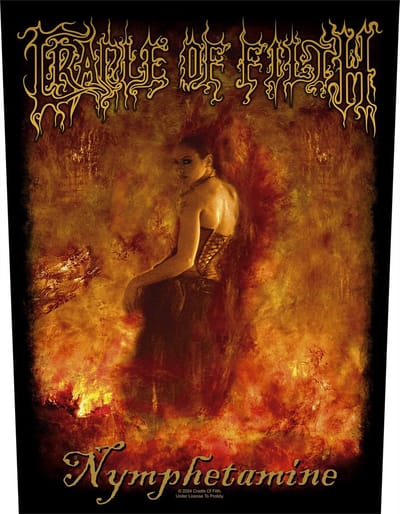 Rock Off Cradle Of Filth Nymphetamine Back Patch - Extra grote rugpatch