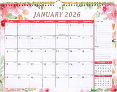Wandkalender 2026-2027 (18 Maanden) - Grote Maandplanner A3 voor Thuis, School en Kantoor met Ruim Houtvrij Papier