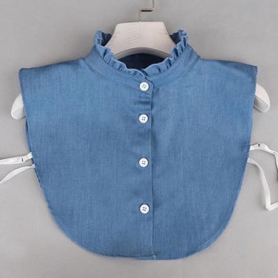 43 Stijlen Nep Kraag Stand Revers Shirt Afneembare Kraag Vrouwen Kant Bloemen Valse Kraag Half Shirt Blouse Nep Kraag gray