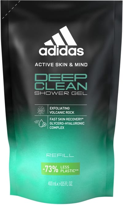 Adidas Shower Gel Refill Active Skin & Mind Deep Clean - 400 ml