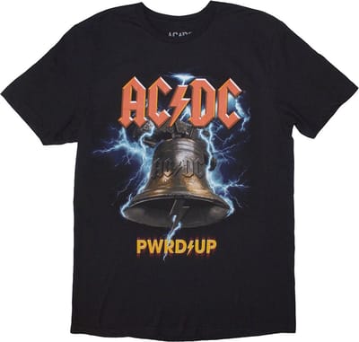 AC/DC - PWRD-UP In Rock We Trust Heren T-shirt - 3XL - Zwart