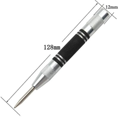 Centreer Pin - Super Kwaliteit - Automatische Center Punch - Veer - Locatie Bepaler - Locator - Glas Striker - Raam Breker - Punch Centrering - Pons Tool