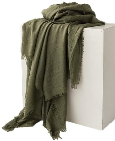 Cosensi - Dames Sjaal - Katoen Linnen - Zomer en Winter - Elegante Hijab Sjaal - 37 Kleuren - Perfect voor Bruiloft en Casual
