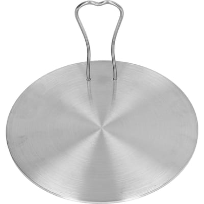 Warmteverdelingsplaat Roestvrij Staal Inductieplaat Elektrische Inductiekookplaat Diffuser Adapter voor Keuken Thuis 16# white