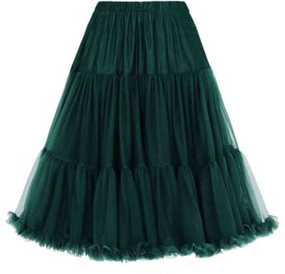 Dancing Days - Lifeforms Petticoat - 26 inch - 4XL - Groen