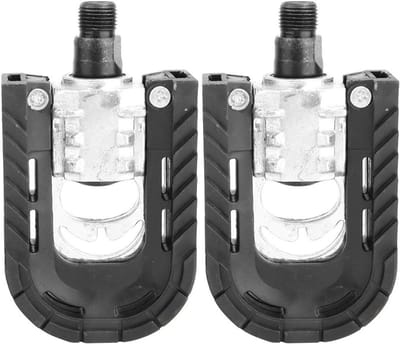 Fiets Vouwpedalen - Fiets Accessoires - Fietsen Onderhoud - Opvouwbaar Ontwerp - 14mm As Diameter - Zilver