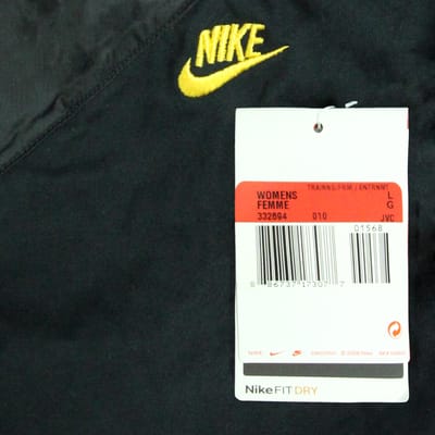 Nike Dri-Fit Zip Up Hooded Vrouwen Casual Sport Zwart Mouwloos Hoody 332694 010