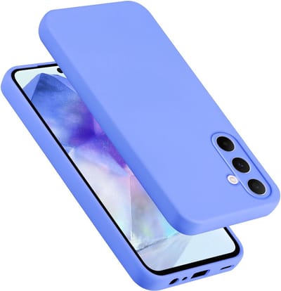 Cadorabo Hoesje geschikt voor Samsung Galaxy A55 in LIQUID LICHT PAARS - Beschermhoes gemaakt van flexibel TPU silicone Case Cover