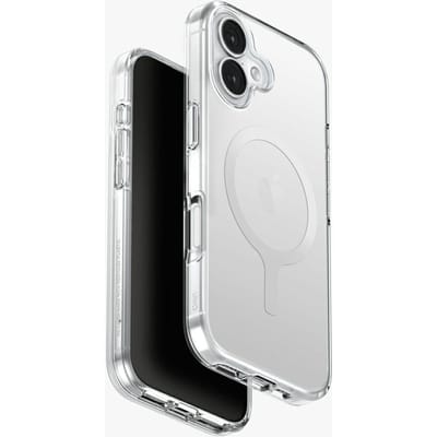 MagSafe hoesje voor Apple iPhone 17, UNIQ, Clario MagClick, Transparant