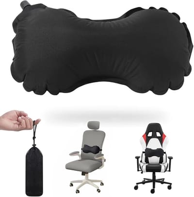 SnelShoppen - Verstelbaar Lendenkussen voor Autostoel, Bureaustoel & Relaxstoel - Ergonomisch Lumbaal Rugsteunkussen voor Rugpijnverlichting - 38x22 c