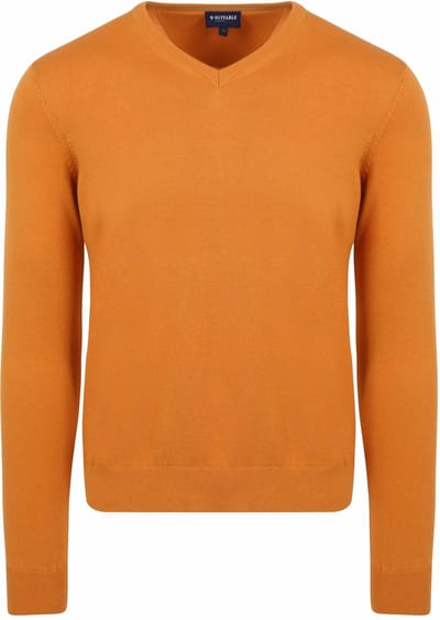 Suitable Respect Vinir Pullover Oranje - Maat L - Heren