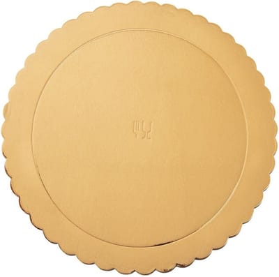 Taartonderlegger Gouden Rond 32 cm - Taartonderzetter - Cake Board - Taartkarton - Cakeboard - Taartkarton