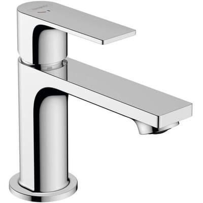 Hansgrohe Rebris e Eengreeps wastafelmengkraan - 80 - coolstart - met PopUp - trekwaste - hoogglans chroom