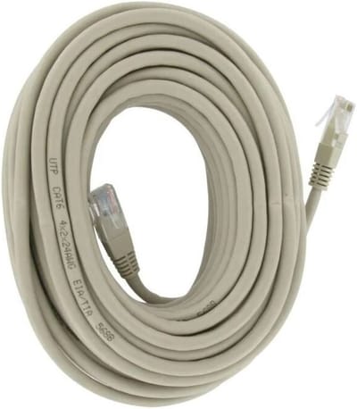 Verbindingssnoer - CAT6 UTP grijs - 15m