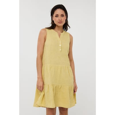 EsQualo Dress 3d Embroidery Lemon Pie Größe: 36 | Blusenkleider Outlet | Damen