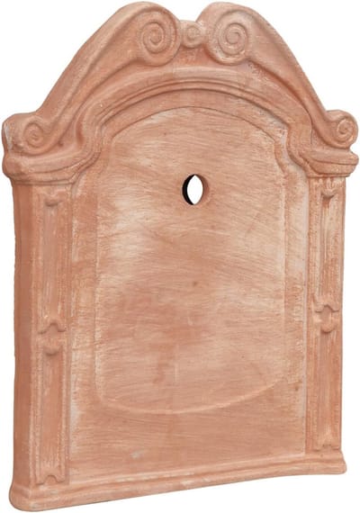 Tuinfontein Gevel - Wandfontein Tuin - Buiten Decoratie - Handgemaakt Terracotta - 37x3x47cm - Terracotta